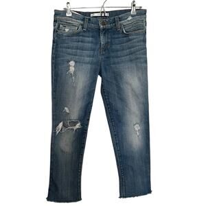 Joe's Kursten Ankle Fray Straight Leg Jeans Size 27